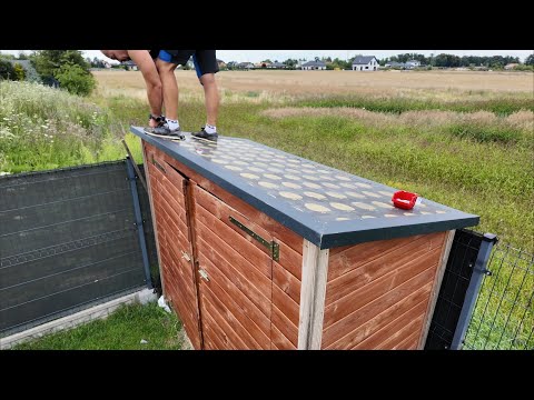 Szopka ogrodowa DIY
