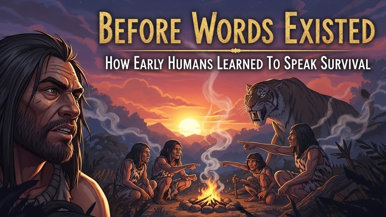Before Words Existed How Early Humans Learned To Speak Survival 