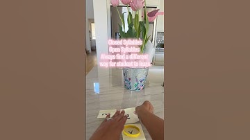 Closed and Open Syllables Multisensory with Post-it Notes and a Rubber Band #readingeducation