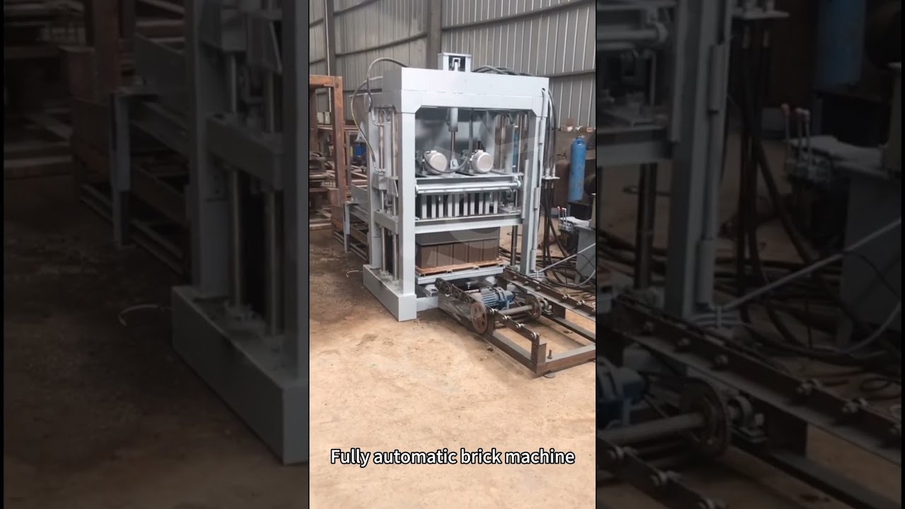 🧱 4-15 Fully Automatic Brick Making Machine – Easy Operation, Labor-Saving! 🚀