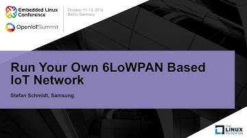 Run Your Own 6LoWPAN Based IoT Network