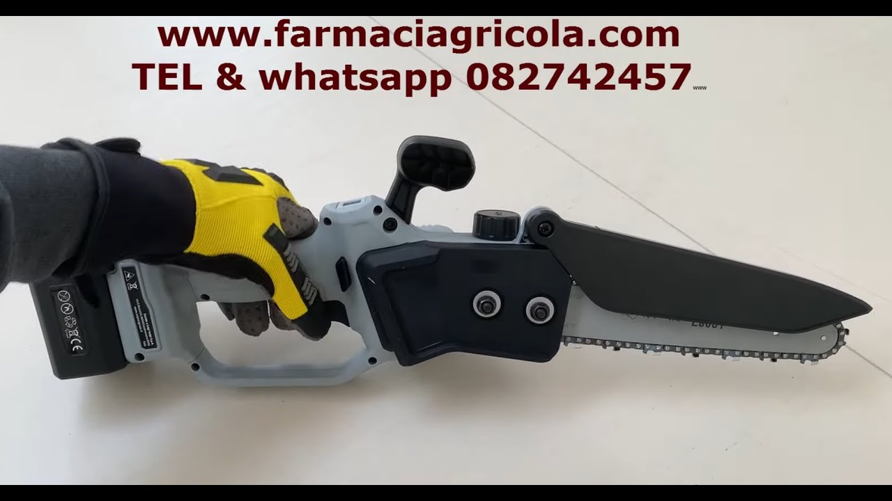 KVS2000 motosega a batteria POTENTISSIMA in casa Volpi. 600W 4Ah