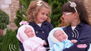 Muñecas Llorens - Bebo Y Beba En Su Portabebés