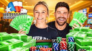 INSANE ULTIMATE TEXAS HOLDEM SESSSION WITH MY WIFE!