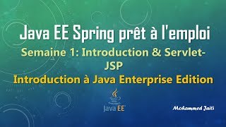 Semaine1: Introduction à java entreprise edition