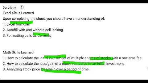 Topic 7 DQ 1 How to Find Gain/Loss of Stocks - DayDayNews