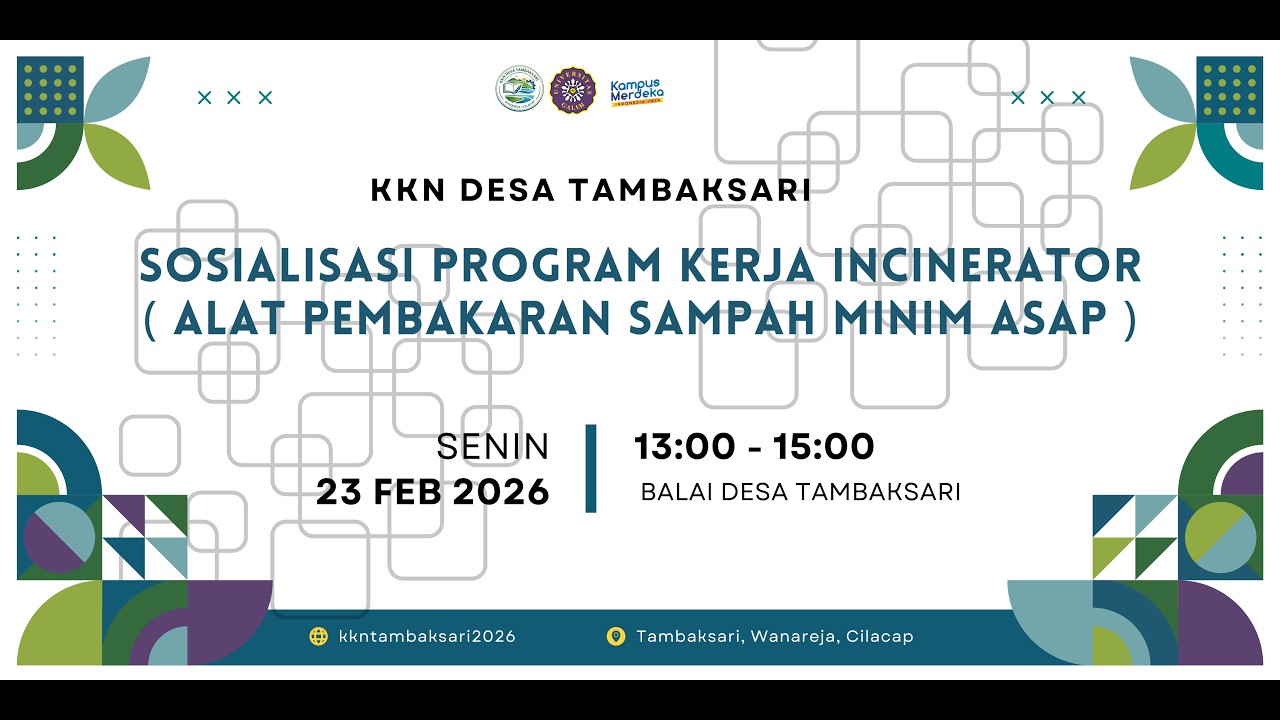 LIVE CUT SOSIALISASI PROKER INCINERATOR KKN UNIGAL 2026