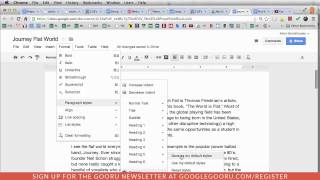 Change the Default Font in Google Docs