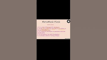 MetaMask Flask: A wallet for Web3 developers #shorts