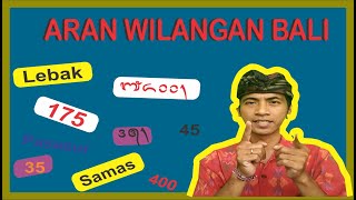 YUK BELAJAR BAHASA BALI - ARAN WILANGAN BALI / NAMA BILANGAN BAHASA BALI