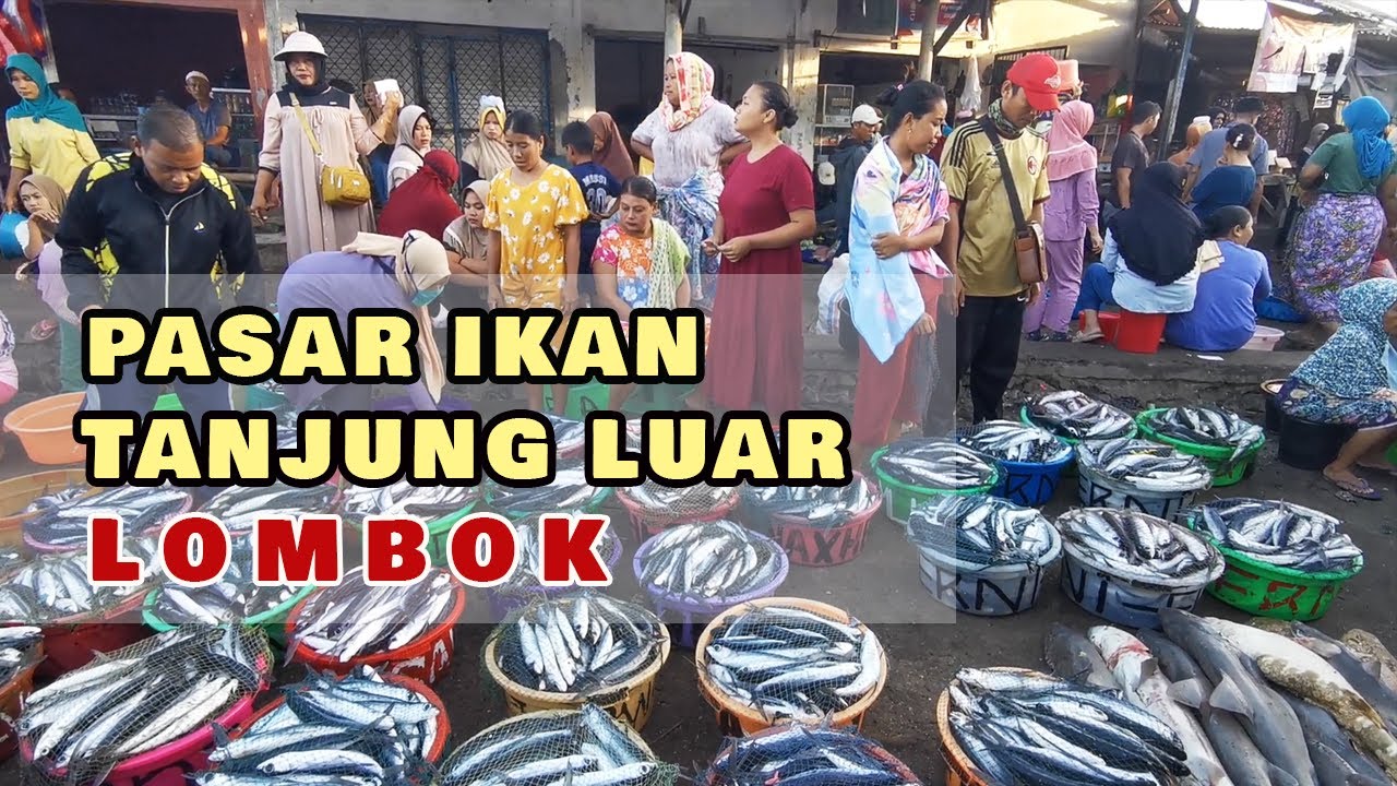 PASAR IKAN TANJUNG LUAR , LOMBOK