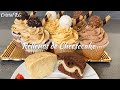 Receta cupcakes de vainilla y chocolate relleno de cheescake