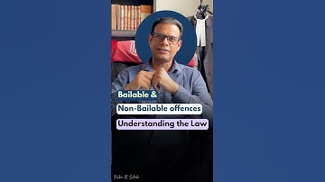 Understanding the difference between Bailable and Non-Bailable offence’s Know your Rights #yt