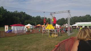Joann ziplining