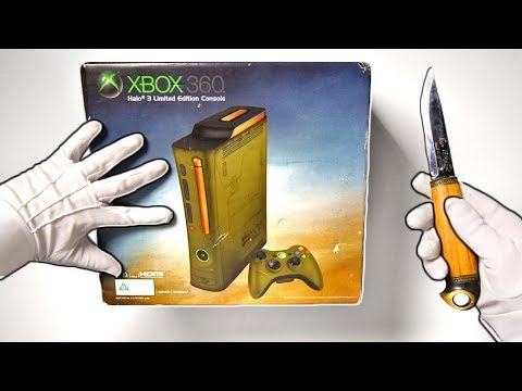 ORIGINAL XBOX 360 UNBOXING! Halo 3 Limited Edition Console Collector&rsquo;s Edition