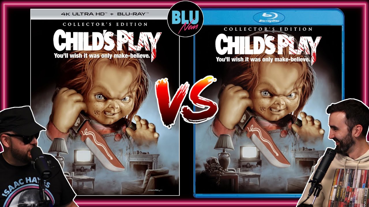 CHILD'S PLAY 4K vs BLU-RAY COMPARISON | 4K Kings Compare the Scream Factory 4K UHD & Blu-Ray