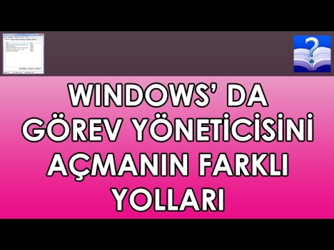 Video: Görev Yöneticisi Nasıl Geri Yüklenir