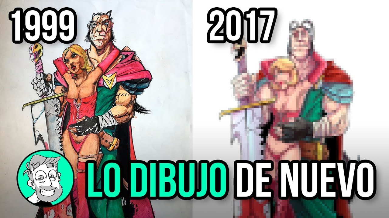 Draw this Again Challenge - 1999 vs 2017 - YouTube
