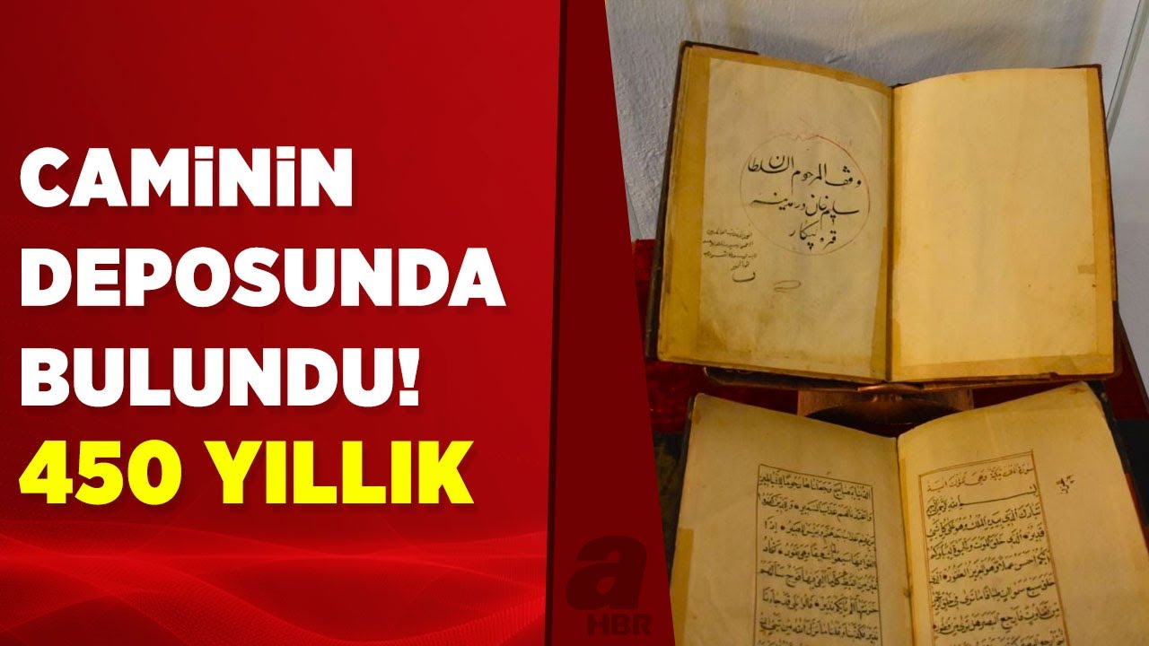 Konya'daki tarihi camide 450 yıllık el yazması Kur'an-ı Kerim bulundu | A Haber