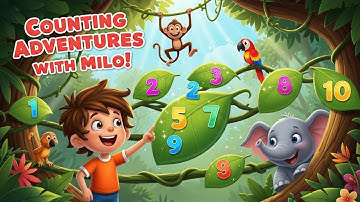 Counting Adventures with Milo in the Jungle | Animagic Studio