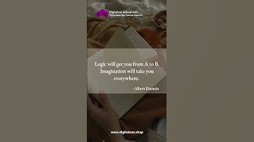 Logic will get you from A to B. Imagination will take you everywhere. - Albert Einstein