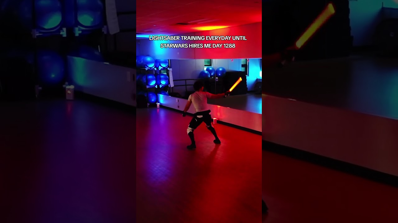 Lightsaber Training Everyday till Star Wars Hires Me Day 1288
