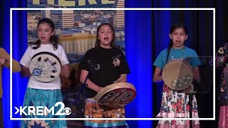 Salish School of Spokane performs at 2024 State of the City