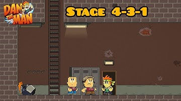 Dan The Man Stage 8-4-1 + secret areas walkthrough.