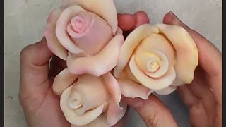 Заливка и тонировка роз из мыла Мылоград для букета #мылоручнойработы #цветыизмыла #букетизмыла
