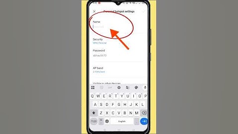 Hotspot ka name kaise change kare💯||hotspot ka name change|#abhayneware #shortvideo #trending