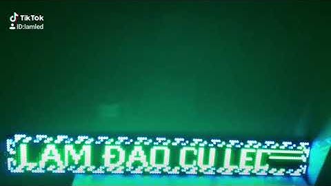 Bảng hiệu led matrix p10