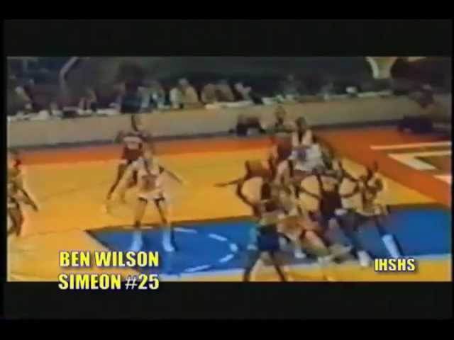 Ben Wilson 25 Simeon Career Academy Wolverines White Basketball