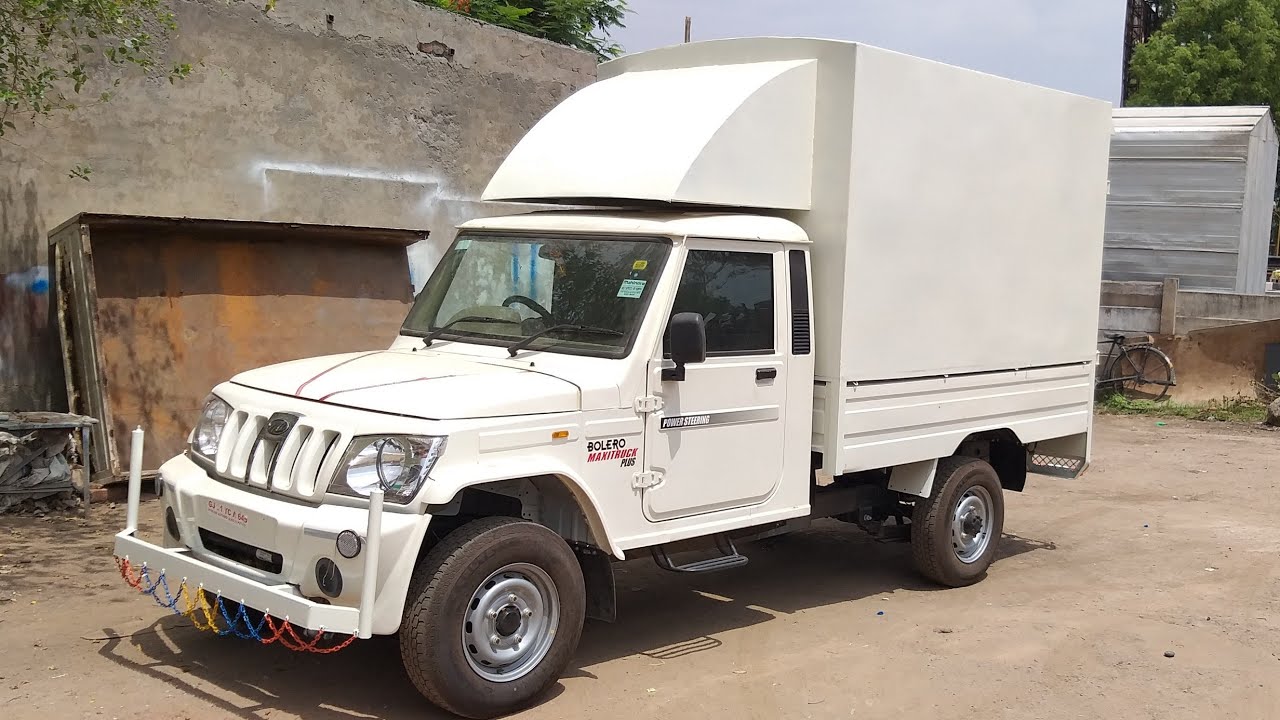 New Mahindra Bolero Pickup Maxi Truck Plus Pack Body full Detailed best-modified-bolero-pickup-1-7-body-work-mahindra-pickup-body