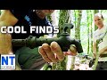 We dug up cool finds in the town forest metal detecting NH
