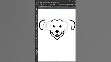 Use MIRROR TOOL on illustrator #shorts #illustrator #pentool