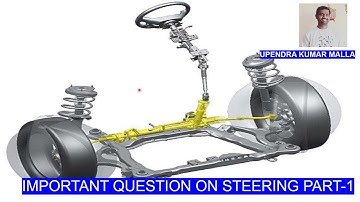 Top 50 Important Questions on Steering | Automobile Engineering | MCQ | Exams | Interview | Part-1