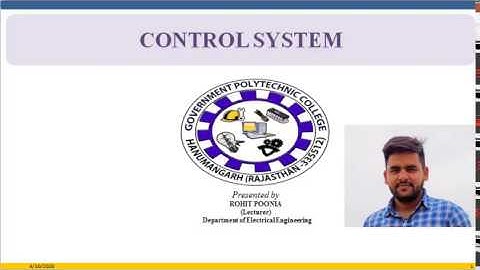 09 EE- 305  3.1 VARIOUS TEST SIGNALS USED IN CONTROL SYSTEM  BY ROHIT POONIA GPC,HANUMANGARH