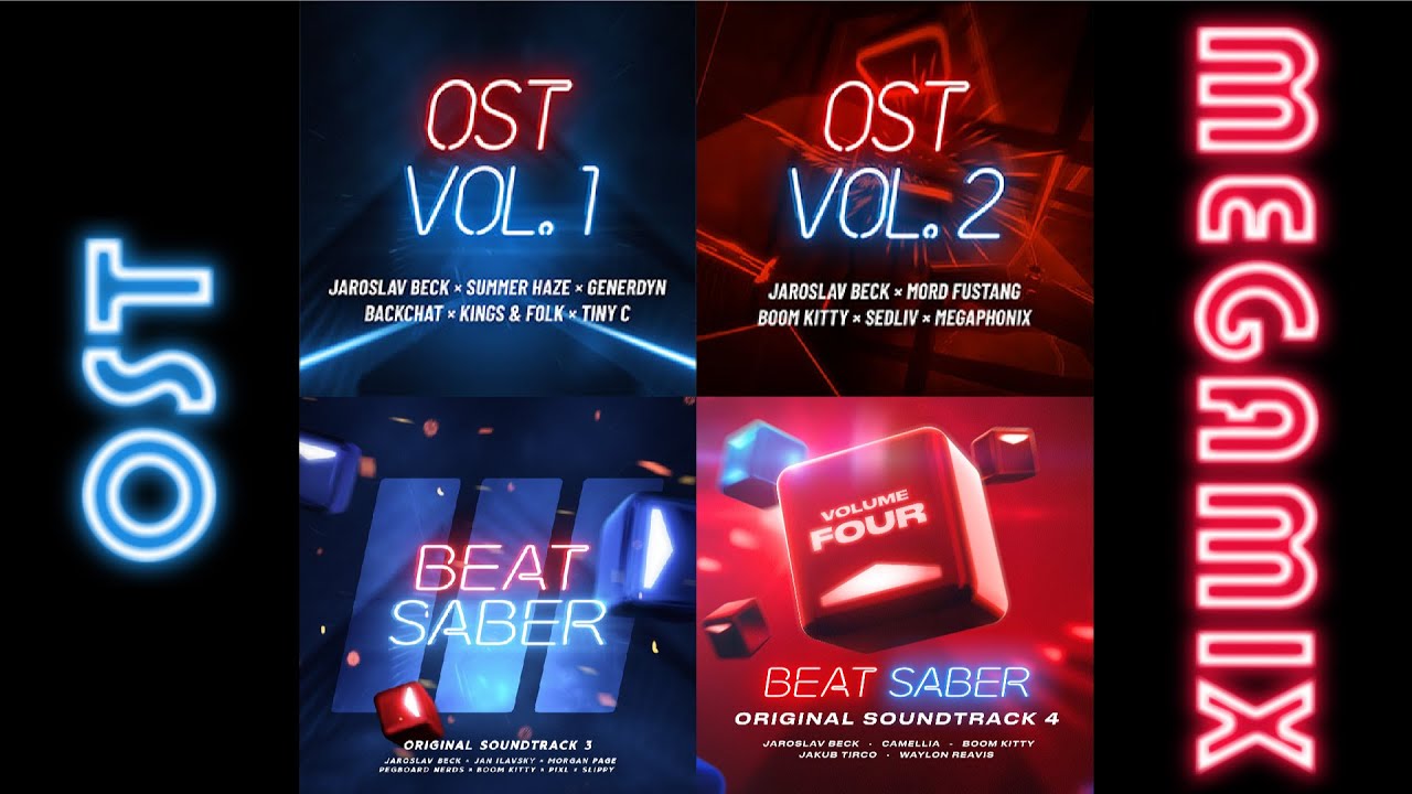Beat Saber OST Megamix! | 4028 NOTE FULL COMBO! | Celebrating years of Beat Saber! - YouTube