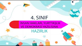 4. Sınıf İnsan Hakları, Yurttaşlık ve Demokrasi MEB Ders Kitabı, 1. Ünite  12-23 Konu Anlatımı, EBA