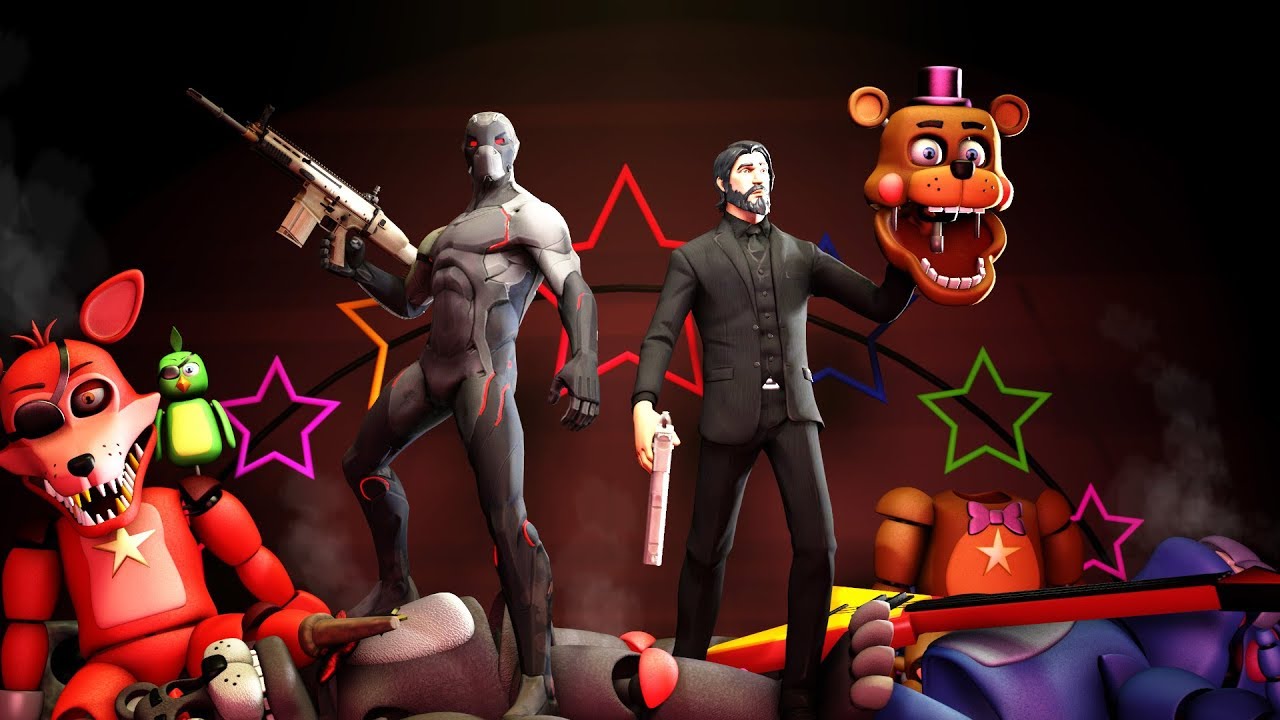 Фнаф против фнаф 9. АНИМАТРОНИКИ ФОРТНАЙТ. Fortnite x FNAF. FNAF Fortnite. АНИМАТРОНИК куча.