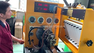12PSB MINI Diesel Fuel Injection Pump Test Bench with Yellow Color Testing Video before Delivery