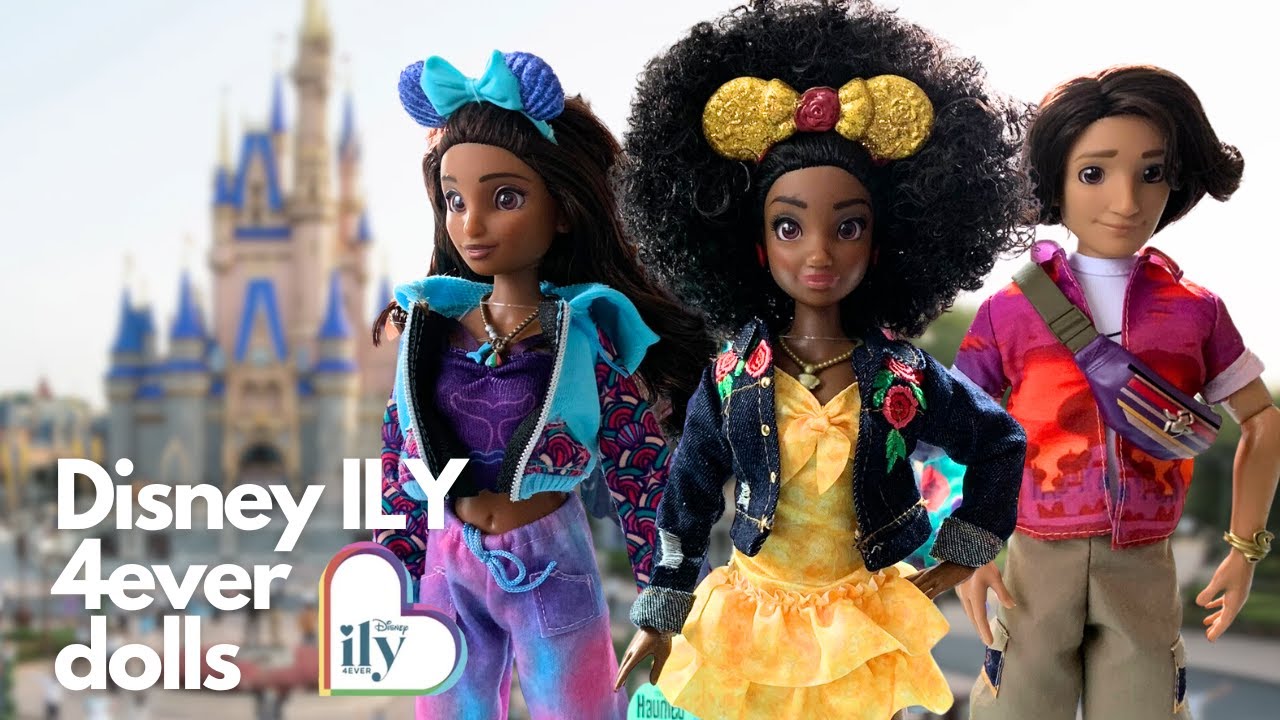 Disney ILY 4ever Dolls Inspired by Aladdin, Ariel, and Belle