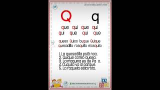 Sílabas que, qui #alfabetización #spanishforbeginners #bavaropuntacana #republicadominicana