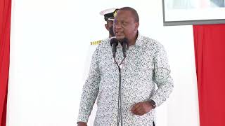 Uhuru speaks in Kikuyu language at Sagana State Lodge