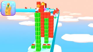 CUBE SURFER! 🌈👸🍔 Gameplay All Levels Walkthrough iOS, Android New Game Update Mobile Game Max Pro screenshot 4