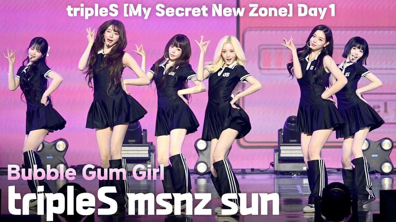4K] tripleS(트리플에스) msnz sun 「Bubble Gum Girl」 가로 직캠