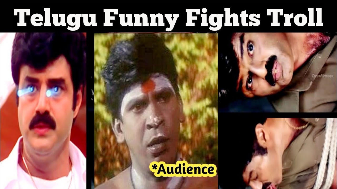 Telugu Movie Funny Fights Troll | Tamil | Olaral videos.