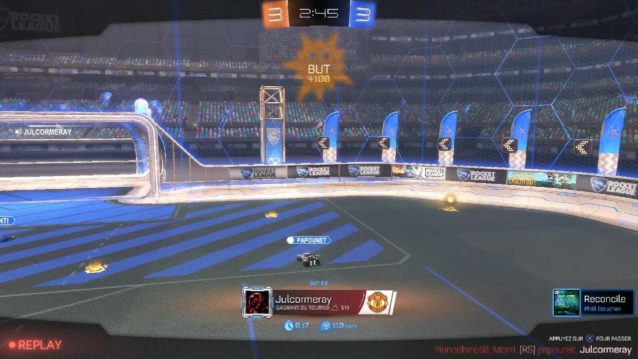 Rocket League 2 victoire pour stoper la vidéo