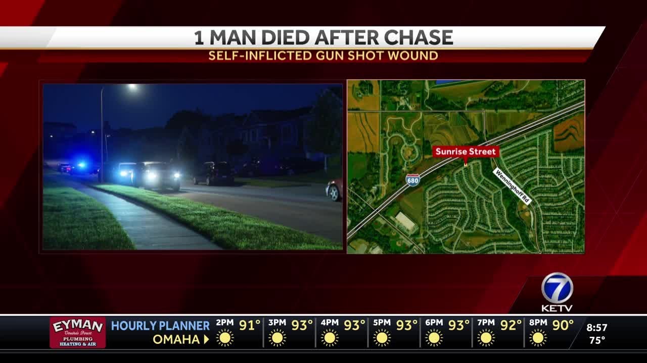 Man dies from apparent self-inflicted gunshot wound after fleeing ...
