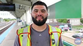 On The Move: CTA Track Worker